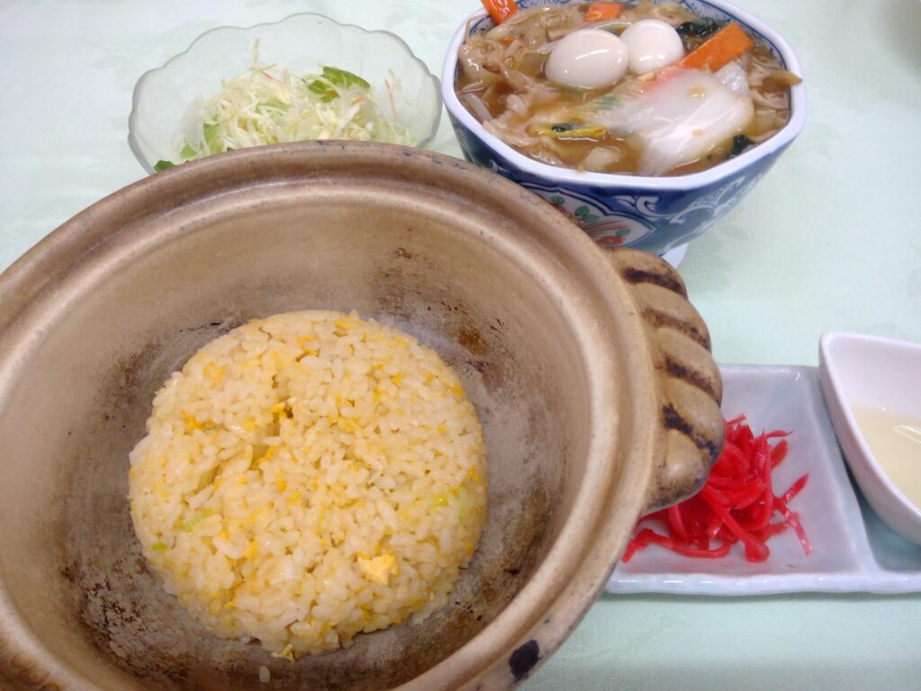 大空市協賛メニュー あんかけチャーハンの写真